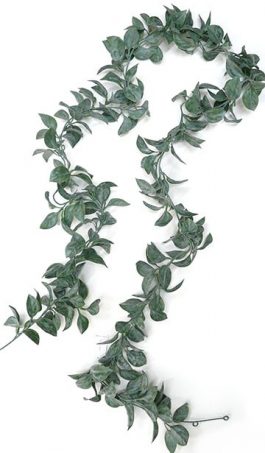 Water wash leaf garland 230cm