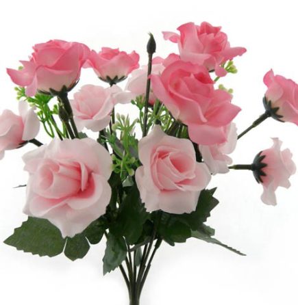 14Hs mini rose bunch 32cm