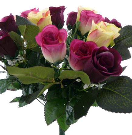 24Hs rose bud bouquet 45cm