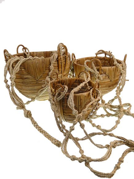 Rattan Basket Hanger 26/20/16H