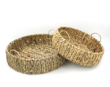 Round Seagrass Tray D50/40cm