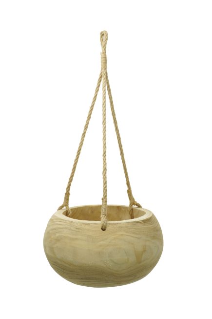 Hanging Wooden pots 24xH13cm