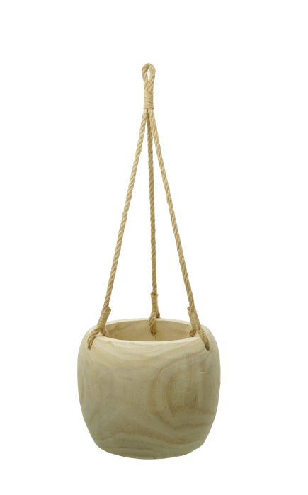 Hanging Wooden Pots 20xH15cm