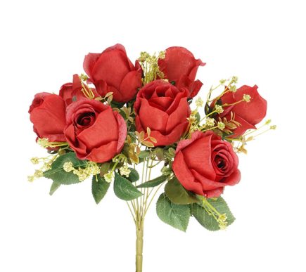 9H Roses Bouquet 42cm