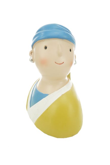 The Girl with the Pearl Earning Vase 13CM