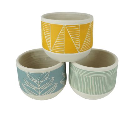 2 Tone Planter D17.5XH14CM