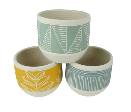 2 Tone Planters D15XH12.5CM