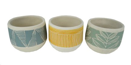 2 Tone Planters D13.5xH11CM