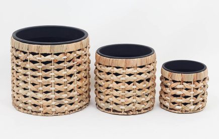 3S Seagrass Basket w/Pot  D35/26/20