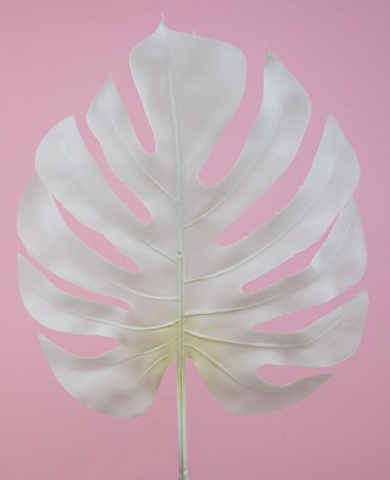 Metalic Monsteria Leaf 69CM