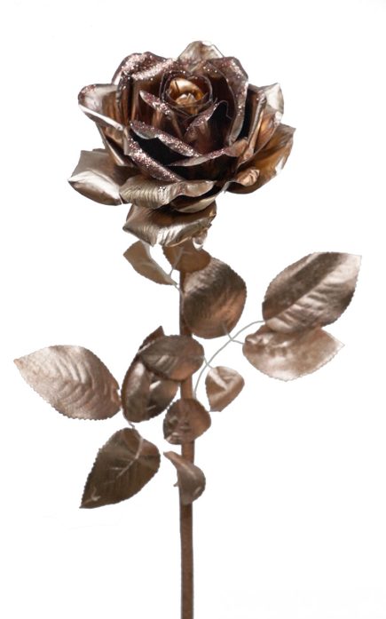 Metalic Rose Stem 75cm
