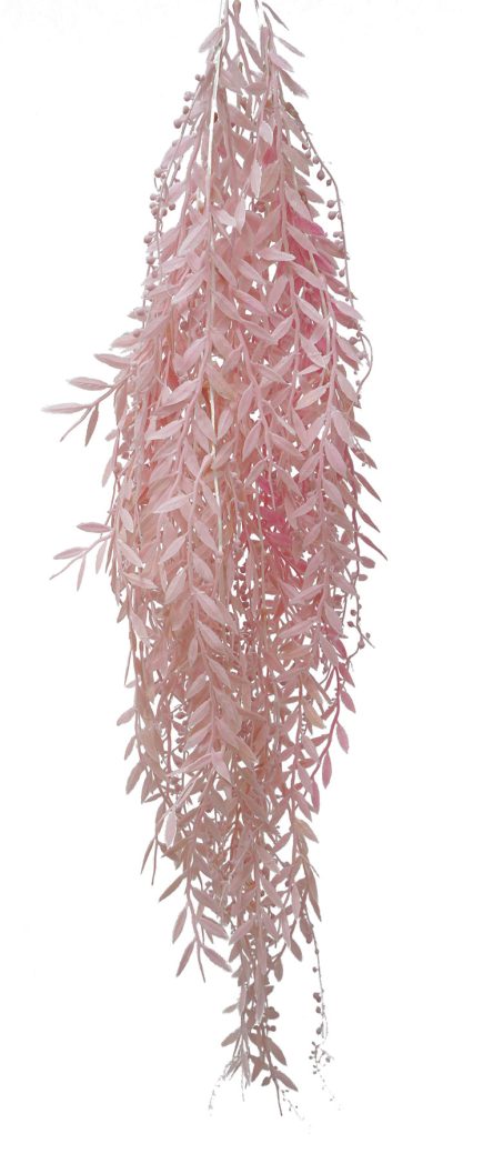 Leaf w/tiny berry garland 100cm