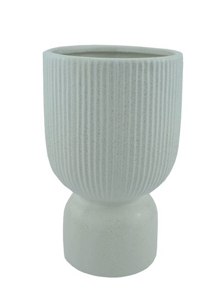 Fluted Pot 16x27Hcm