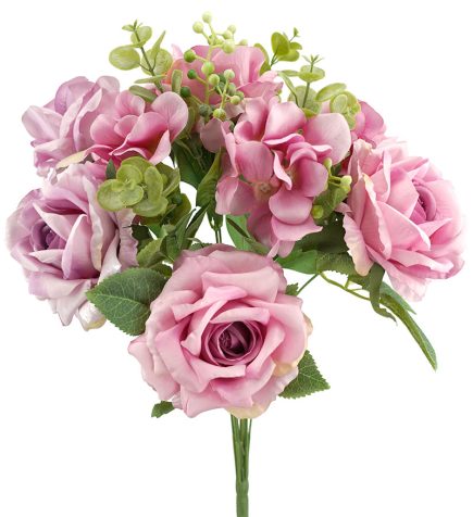 10H Rose/Hydrangea Bqt 49cm