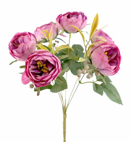 7H Peony Bouquet 33cm