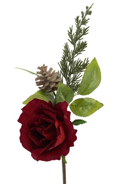 Xmas Rose Pick 38cm