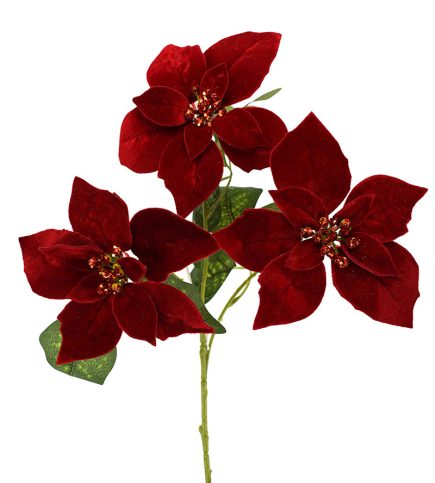 Poinsettia Spray 43cm