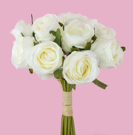 12H Princess Roses Bouquet 23cm