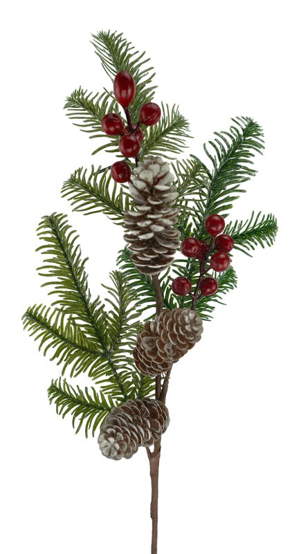 Pine w/Berry Stem 60cm