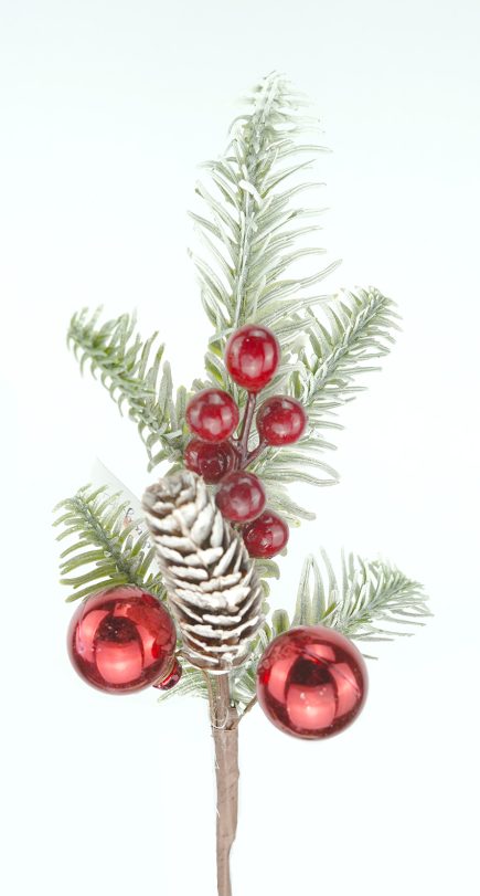 Pine/w Berry Pick 30cm