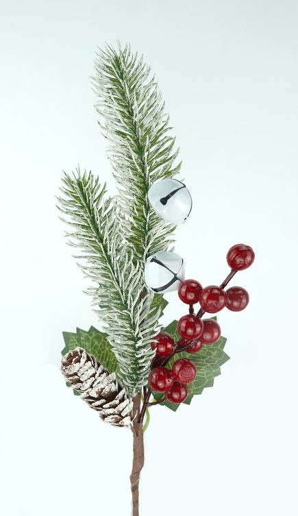 Pine Berry Ball Spray 45cm