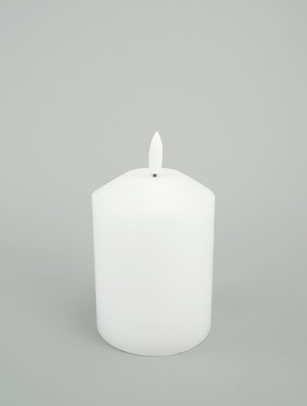 Church LED Candle 7.5x10cm (Remote Friendly)