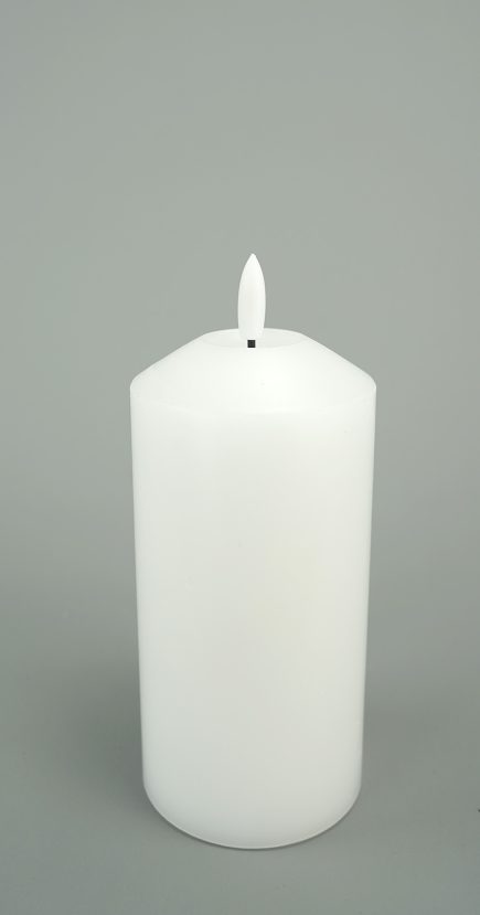 Church LED Candle 7.5x15cm (Remote Friendly)