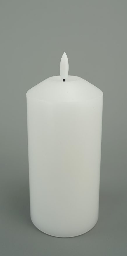 Church LED Candle 7.5x20cm (Remote Friendly)