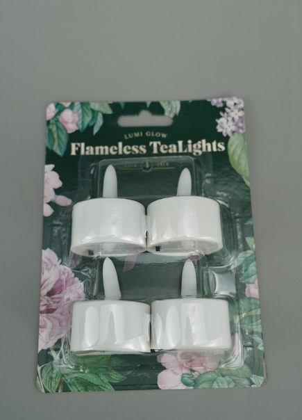 Tealights LED Candle 3.8x5cm (pack of 4)