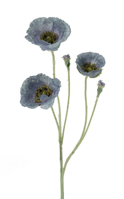 Autumn Poppy Spray 67cm