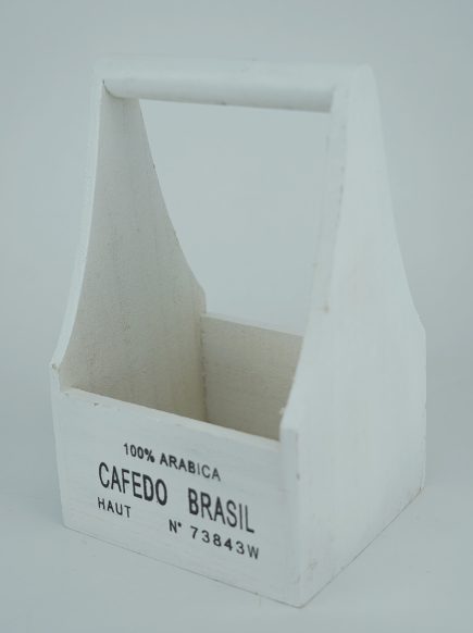 Wooden Tote Planter 15x13x24cm