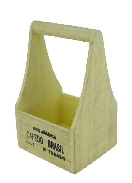 Wooden Tote Planter 15x13x24cm