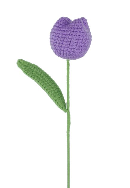 Knitted Tulip Stem 40cm