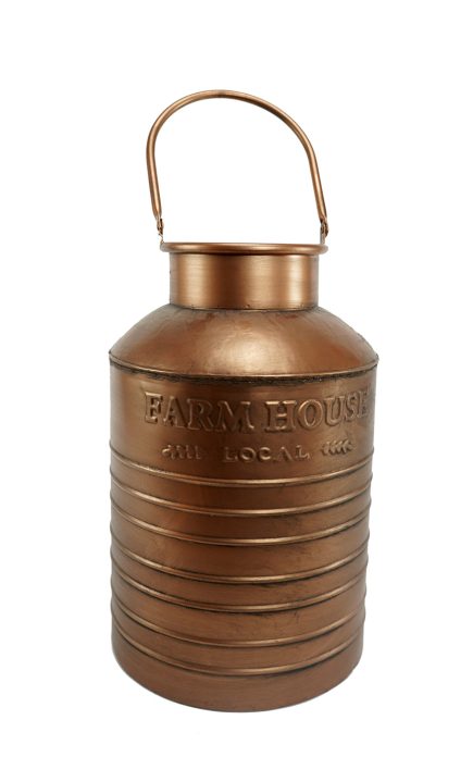 Copper Milk Jar 23x52H