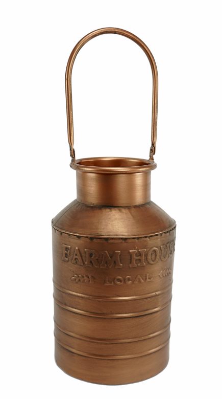 Copper Milk Jar 17X46H