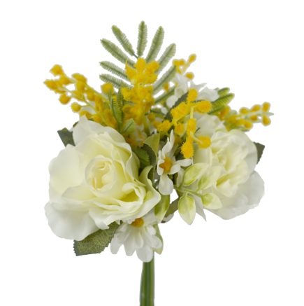 Rose/Wattle Bouquet 35cm