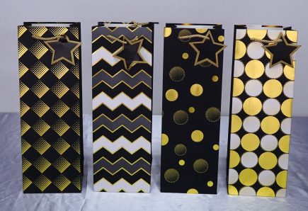 B Patern Wine Bag 12x35H