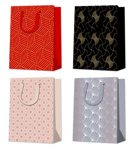 Honey Comb Gift Bag L 26x32H