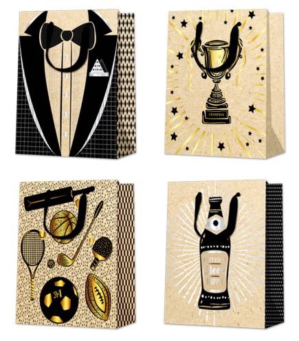 Mr Gift Bag M 18x23H