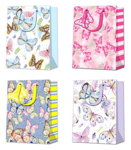 Butterfly Gift Bag M 18x23H