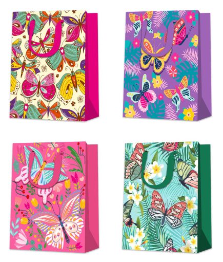 Butterfly Gift Bag L 26x32H