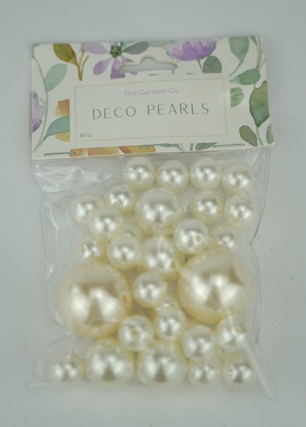 Deco Pearls 3/2/1.5cm 80g