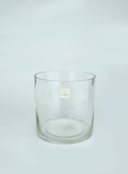 Cylinder Glass Vase 15x15cm