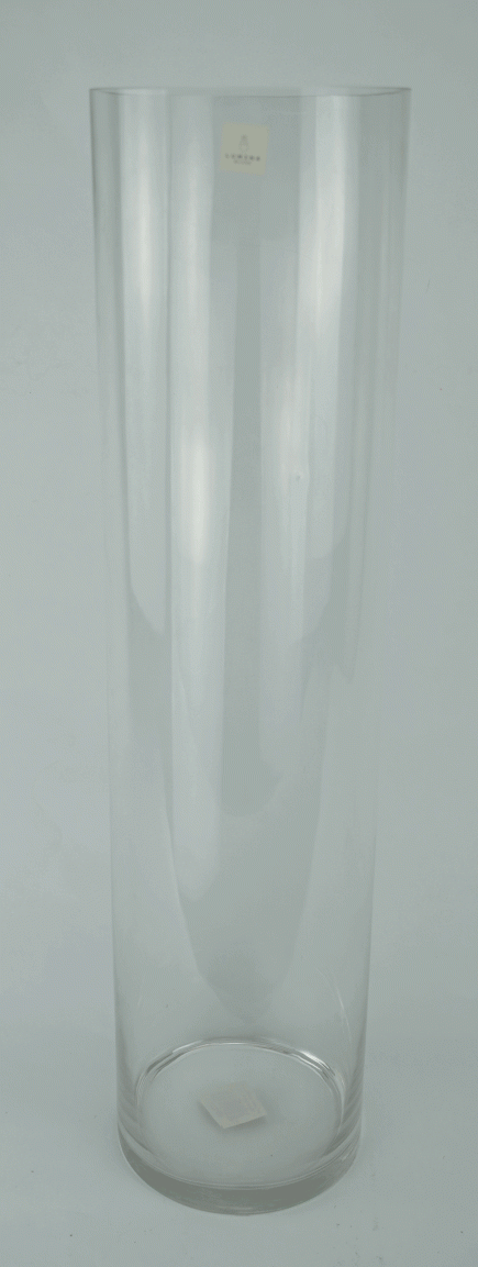 Cylinder Glass Vase 15x60cm