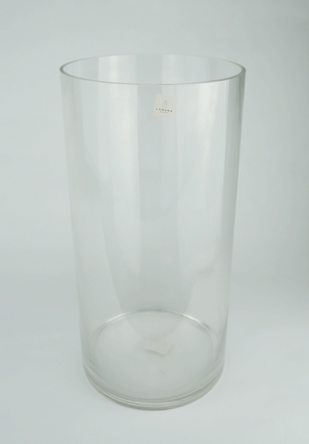 Cylinder Glass Vase 20x40cm