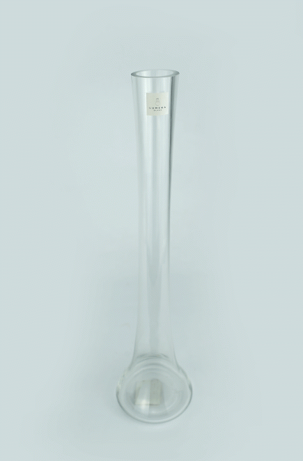 Flared Glass Vase 40cm H