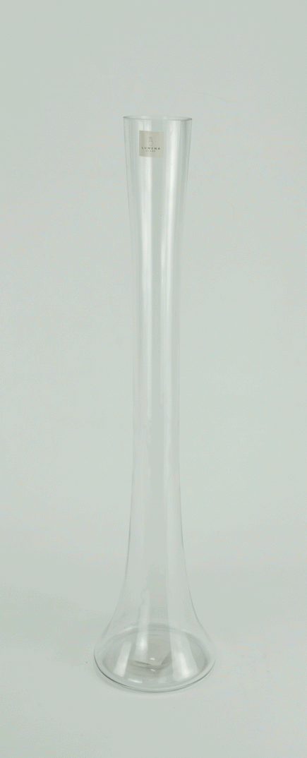 Flared Glass Vase 50cm H
