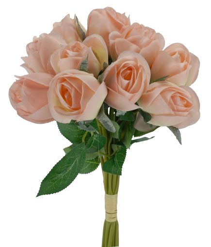 10H Budding Rose Bouquet 37cm