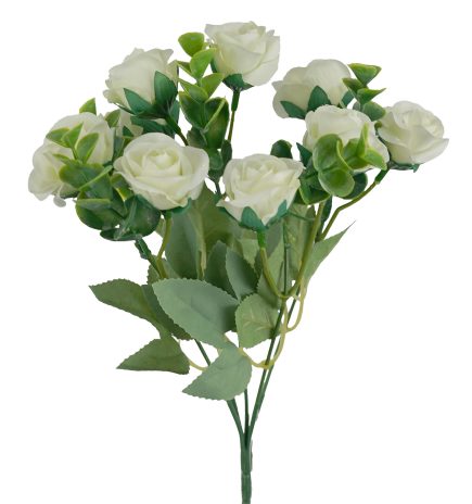 Rose Bush Bouquet 33cm