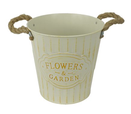 Flower Garden Bucket 21x21cm